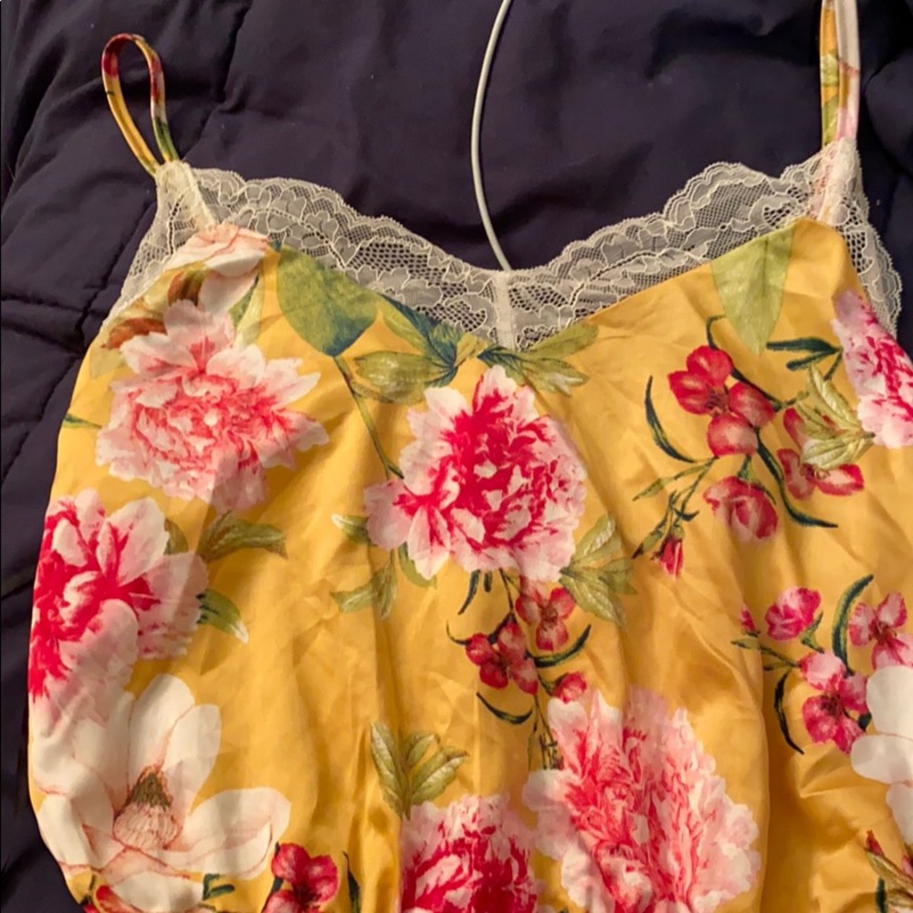 NWT Floral lace romper